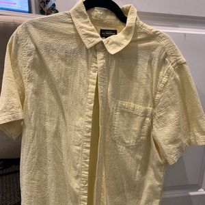 Yellow CPO Provisions short sleeve button up.